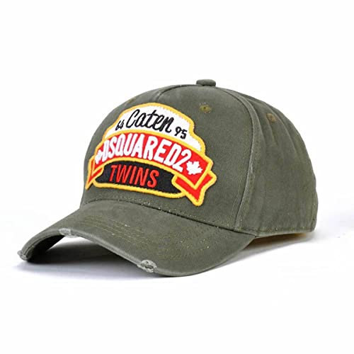 Denim DSQUAREDS Herren Baseballkappe Sportmütze Kappen verstellbar DSQUAREDS2 Snapback Stickerei Mütze, mehrfarbig, Einheitsgröße