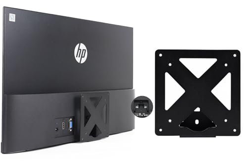 Monitorarm/Halterung, VESA-Halterung, Adapter, kompatibel mit HP Pavilion 22M, 24M, 27M, VESA 100 x 100 mm, 75 x 75 mm