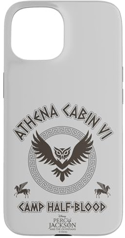 Disney Percy Jackson and the Olympians Athena Cabin VI Badge Case for iPhone 15