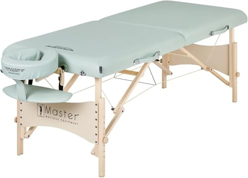 Master Massage Paradise Tragbarer Massageliege, Massageliege, Couch, klappbares Spa-Bett, faltbar, Beauty-Gesichtswimpern, Tattoo-Bett für Salon, leichtes Massagebett aus Holz für Mobile Massage, 71
