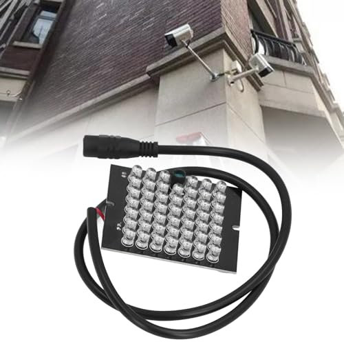 940nm Infrarot Nachtsicht Lampe 12V DC Stromversorgung 48 LEDs Auto Induktion CCTV Kamera Nachtsicht unterstützte Beleuchtung Intelligente Lichtsteuerung