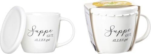Ritzenhoff & Breker Suppentasse Soppa Variante: Suppentasse 460ml mit Deckel Soppa Alles Gut