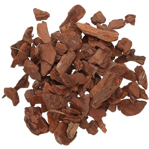 YARNOW Reptile Bark Bedding Pine Bark Chips for Small Pets in Reptile Tanks and Aquarium Decoration, No Maintenance, Safe and Natural Accessories, 1 Bag