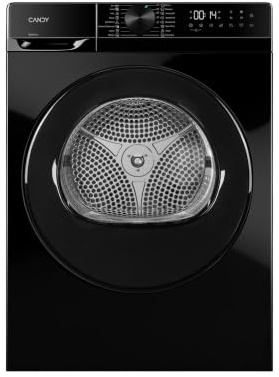 Candy Quick Pro GD 10N2BB-80 Heat Pump Tumble Dryer, 10kg, Black, A++Energy Class