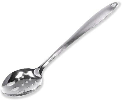 Chef Craft 10231 1-Piece Stainless Steel Slotted Spoon, 13-Inch