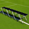 FORZA Fußball Sitzbank (Professionell Modell) – tragbare Aluminium Sitzbank – 3 Größe erhältlich (4-Sitze Teambank)