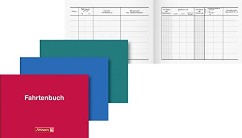 Brunnen Fahrtenbuch (2er Pack, A6 Softcover)