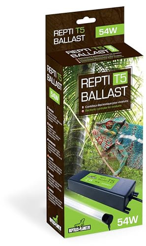 Reptiles Planet - Repti Ballast pour Tube Fluorescent T5 de 54 W, Noir