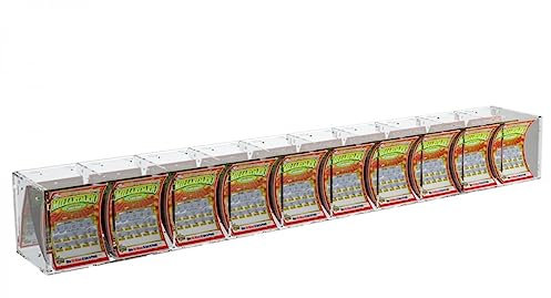 Avà srl Theke- oder Hängedisplay für Rubellose aus Plexiglas transparent mit 10 Fächer