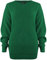 SA Fashions® Oversized New Ladies Womens Chunky Baggy Jumper Knitted Sweater Thick Top S-XL 8-18 (LXL (16-18), Teal)