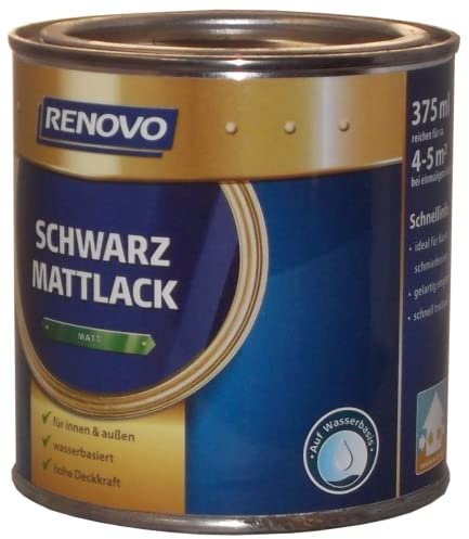 EM Em Schwarz Mattlack Wv 375 ml, schwarz 267003750000