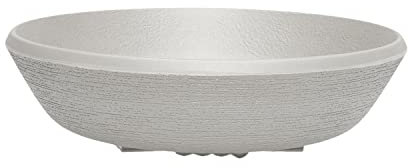 Kartell Trama Piatto Fondo, Grigio Scuro, Set da 4, Melamina