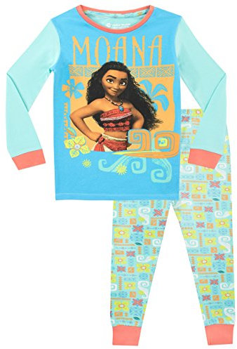 Disney Pyjama-Set – Moana – Mädchen – gut tailliert, Mehrfarbig, 92-98