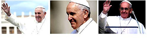 artigianale Erhalten 3 Magnete Papa Francesco 5 x 7 cm Magnet VIP Akteure Sänger auch benutzerdefinierte kauft und mandaci Botschaft und ein Schlüsselanhänger Gratis Amulett Corni