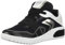 Geox XLED Boy J927QB Jungen High-Top Sneaker,Kinder LED Licht Text,Schnürung,Sportschuh,Mid Cut Sneaker,Black/White,32