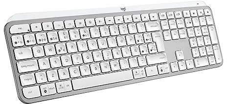 Logitech MX Keys S - Hellgrau, Portugiesisches QWERTY-Layout