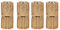Bisagra de barril, Fydun Bisagra oculta invisible 4 piezas Puerta de gabinete de cobre oculta para encimeras Proyecto de bricolaje(12mm)