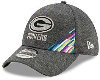 New Era Green Bay Packers NFL 2019 On Field Crucial Catch 39Thirty Cap Graphite - S-M (6 3/8-7 1/4)