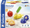 Selecta 62070 Salade de fruits Jeu d’imitation d’aliments à couper, avec velcro pour assembler les morceaux, en bois, 11 pièces