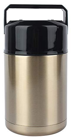 Starbun Thermos Lunch Box, 1000 ml Edelstahl Vakuum Thermos Lunch Box Schwelbecher Isolierter Suppenbehälter