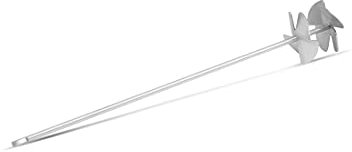 LYSON Rührpropeller Honigrührer zur Herstellung Edelstahl, 2 Rührflügel Rostfreie Schnecke Aufrahmen von Honig Imkerei Honigrührstab