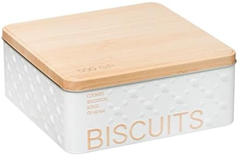 FIVE Simply Smart - Boîte à Biscuits Scandi 19cm Blanc