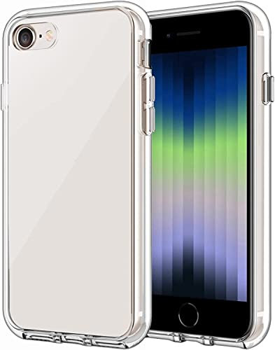 Klar Silikon Hülle für iPhone 7/8 / SE Transparent Ultra Dünne klare weiche TPU Handyhülle Flexible Crystal Clear Case Cover Rückseite (HD Klar)