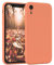 EAZY CASE - Silikonhülle für iPhone XR Hülle Silikon Case Orange weich stoßfeste Handyhülle iPhone XR Schutzhülle mit Kameraschutz Dünn Premium Schutz Cover TPU Phone Bumper in Orange