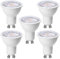 EXTRASTAR GU10 LED Glühbirnen, 6 Watt 500 Lumen, Warmweißes Licht 3000K, LED Glühbirnen, nicht dimmbar, 5 Stück