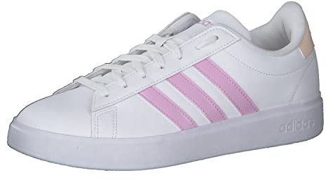 adidas Damen Grand Court 2.0 Sneaker, FTWR White Bliss Lilac Bliss Orange, 38 2/3 EU