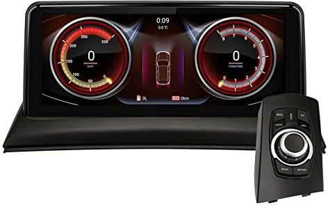 2 DIN Android Carplay Car Radio con Pantalla 10.25 Pulgadas 1920X720P Pantalla táctil GPS Car Navigator Multimedia Radio Bluetooth Llamadas de Soporte para BMW X3 E83 2004-2010
