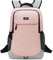 BUBM Rucksack Damen Elegant Daypack Tagesrucksack mit Laptopfach 14 Zoll & Anti Diebstahl Tasche für Ausflüge, Uni, Schule u. Büro Rosa