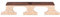 5 String Banjo Bridge, 2Pcs HA02 Compensated 5 String Rosewood Banjo Bridge Wooden Instrument Parts And Accessories