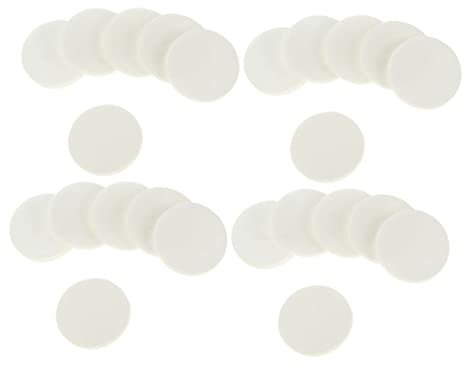 Lurrose 50 Stück Parfüm-diffusor-Pads Diffusoröl Nachfüllen Duftende Pads Aromafier Nachfüllpads Diffusor-nachfüllpads Lüfter Diffusor Nachfüllpads Aromapads Weiß Produkt Luft Baumwolle