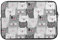 Housse Ordinateur Portable Fond De Motif Mignon Chats Gris Drôles Housse De Protection Ordinateur À La Saleté Facile À Transporter Sacoche Ordinateur, pour Ordinateur Portable, Netbook, 15In