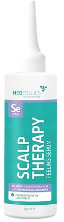 Neofollics Scalp Therapy Peeling Serum - 90 ml - Exfolie le cuir chevelu, soulage les démangeaisons et les irritations et contrôle les pellicules et la desquamation