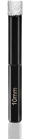TIBERIAN TOOLS Dry Diamond Drill Bit, Porcelain Tile Drill Bits, 10mm Tile Drill Bits for Granite, Ceramic Tile Drill Bits, Marble, Tile Stone, Glass Drill Bits, Hex Shank Diamond Tipped Drill Bits