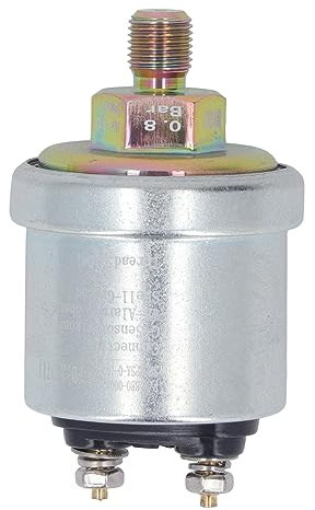 Sensore Pressione Carburante, Sensore Pressione Olio in Ottone Ad Alta Pressione Filettatura Maschio M10 X 1/8NPT, Durevole e Facile da Installare per VDO, Fluorometri (0-10 bar)