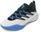 adidas Unisex Erwachsene Dame Certified 3 Basketball-Sneaker, White Collegiate Green Blue Burst, 40 2/3 EU