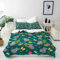 ANHOPE Tier Koala Bär Blatt Blume Bettwäsche Set 3 Teilig Bettbezug 100x135 cm & Kissenbezug 40x60 cm Microfaser Bettbezüge mit Reißverschluss Weich Bettdeckenbezug Set für Kinder Jungen Mädchen