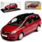Opel Zafira B Dunke Rot Van 2. Generation 2005-2014 1/43 Minichamps Modell Auto