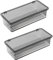 Qarmijaer Flatware Tray with Lid,Utensil Storage with Lid Plastic Cutlery Tray,Cutlery Drawer Organizer Utensil Storage ContainerB