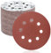 FEIHU Disques de Ponçage Papier Abrasifs 125mm.8 trous,50 pièces Disques Ponceuse: Disques abrasifs perforés ​auto-agrippant 125 mm Grain 150 pour Random Orbital Sander,Poncer/Polir