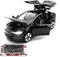 TOPRON Tesla Model X 1:32 Miniature Voiture, Modèle de Voiture Jouet de Alliage, avec Fonction de Rétractation, Lumières et Musique, Mini-Jouet de Véhicule comme Cadeau pour Les Enfants