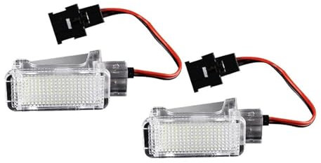 Hongxiani Kennzeichenbeleuchtung Kennzeichenbeleuchtung für Audi A1 A2 A3 A4 A5 A6 A7 A8 Q3 Q5 Q7 TT,Auto nccessory