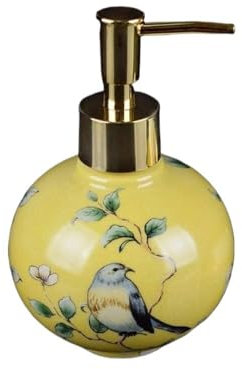 Handwaschspender, Seifenspender, Orient, handbemalt, Ölgemälde, Blumenlotion-Pumpe, nachfüllbare Flasche für Küche, Badezimmer, dekorativer Handseifenspender,