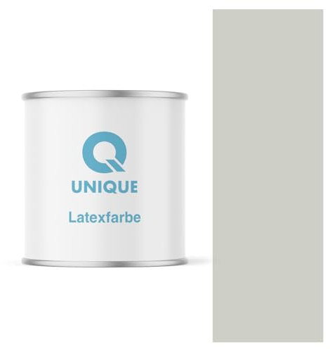 Q UNIQUE Latexfarbe 2L (ca.14m2) Hell khaki Innenfarbe Wandfarbe Deckenfarbe Klasse 3 Mattfarbe Scheuerfest Hohe Deckkraft