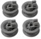 4Pcs Dishwasher Upper Basket Wheel, Basket Roll, For Bosch For Siemens 611666, Dishwasher Top Basket Roll Replacement Parts