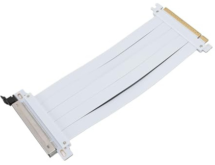 Dpofirs PCI-E 5.0 Riser-Kabel, PCIe 5.0 X16 Hochgeschwindigkeit Flexibler Extender-Kartenverlängerungsport-Adapter, 128 Gbit/S GPU Riser-Kabel für RTX4090 (TI), RX8900 (XT) (30cm)