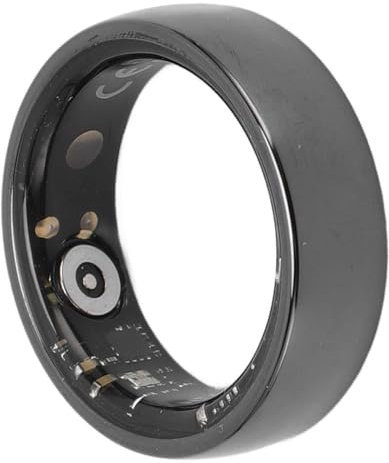 NFC 5ATM Smart Ring - Keramik -Fitness -Tracker mit Multisportmodi, Schrittzähler, Magnetisches Ladung, Leichter Gesundheitsring für Männer und Frauen (17,5 mm / 0,69in) (18,3 mm / 0,72 Zoll) (19,1